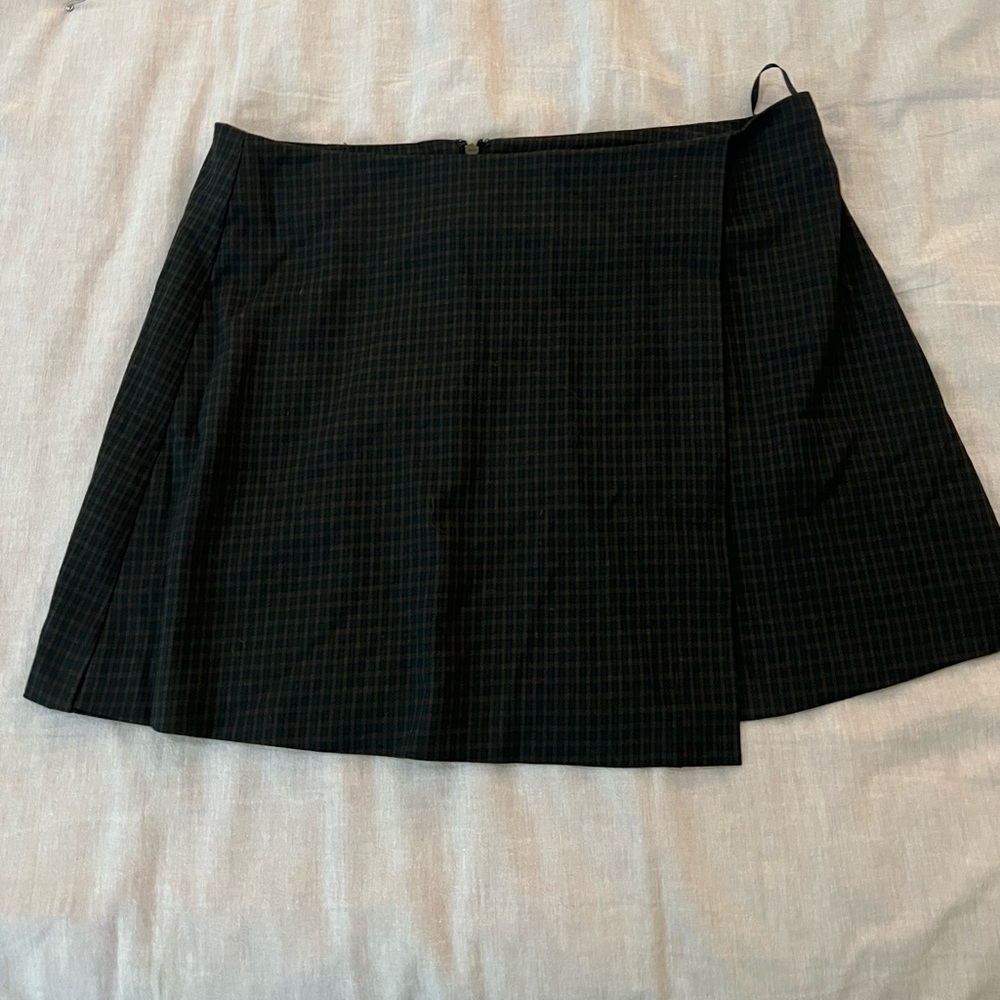 Gianni Bini Checkered Mini Skirt